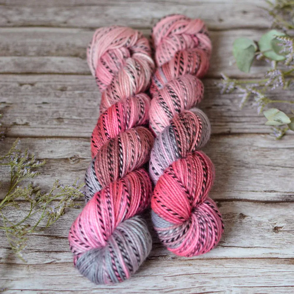 Zebra Sock DK - Pink Punk