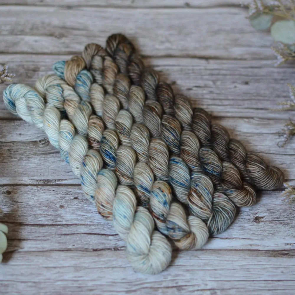 Fade set - River Song - merino singles minis