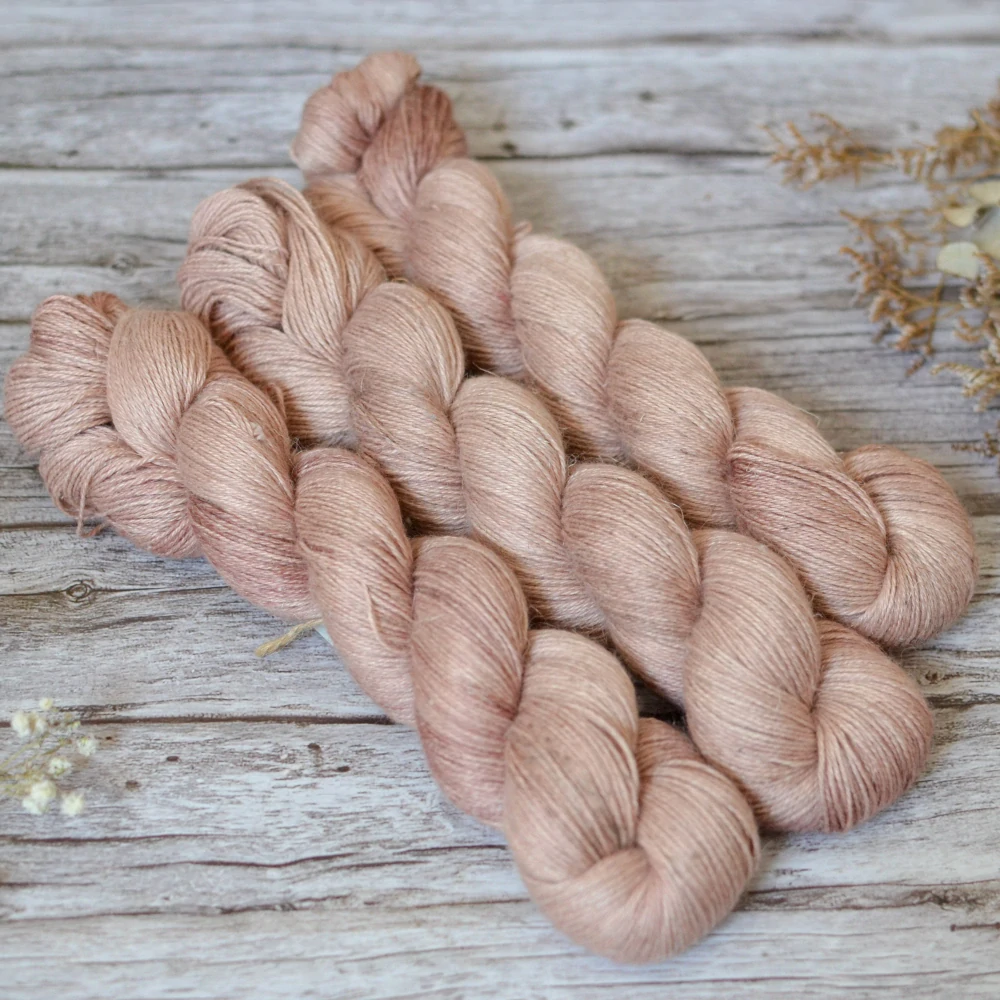 Alpaca Linen Silk - Pale Mauve