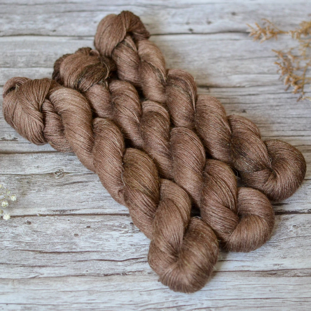 Alpaca Linen Silk - Chocolate