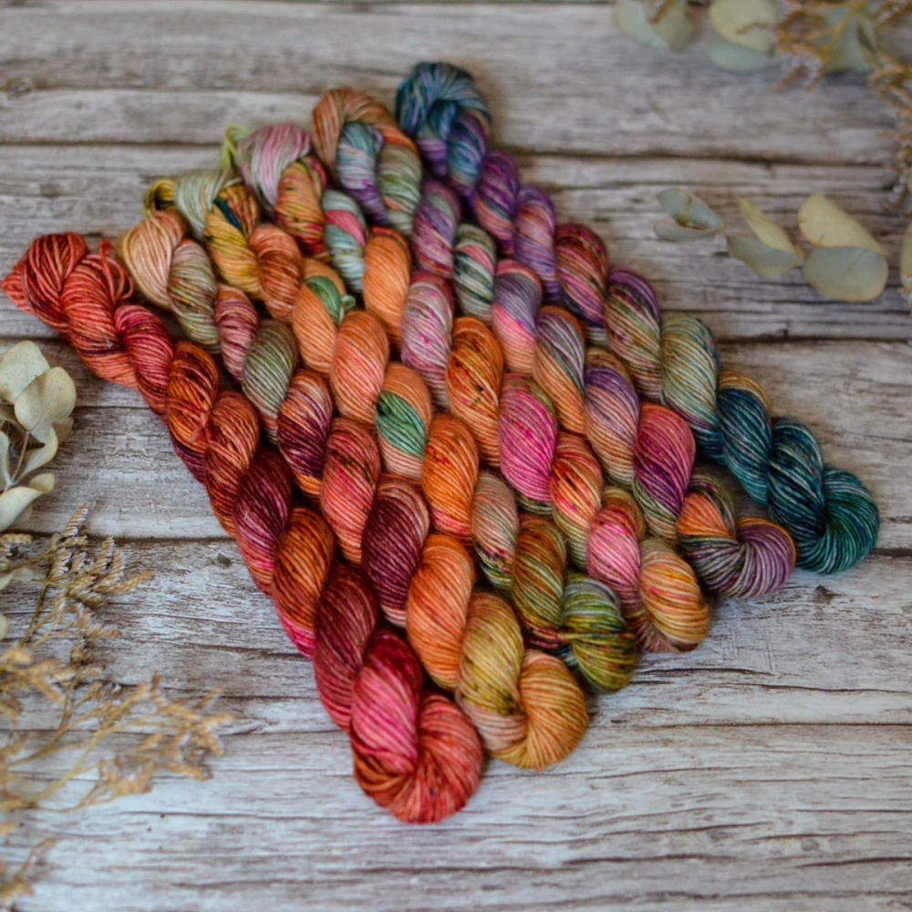 Fade set - Gardens of Babylon - merino singles minis