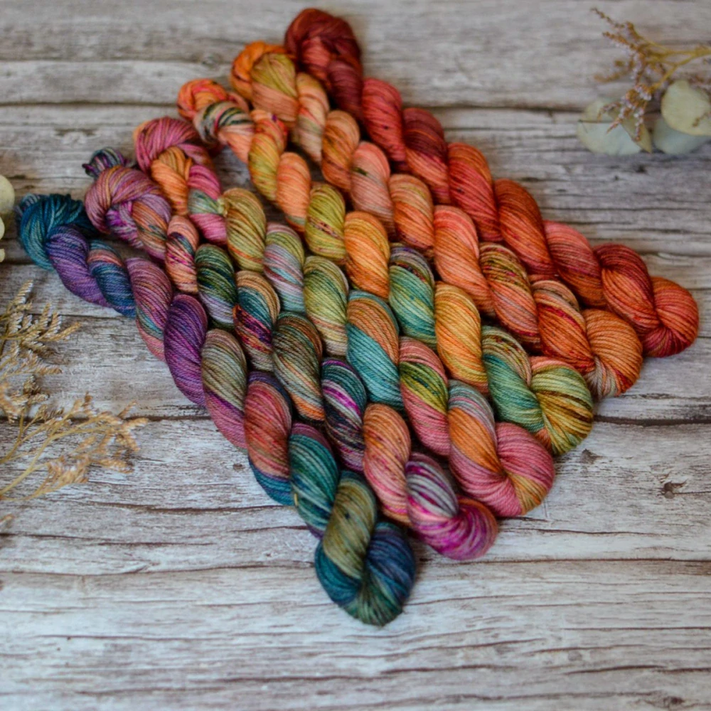 Fade set - Garden of Babylon - Platinum sock minis