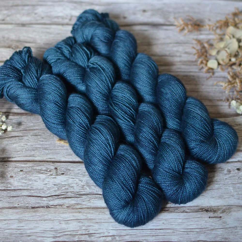 Merino silk 4ply - Petroleum