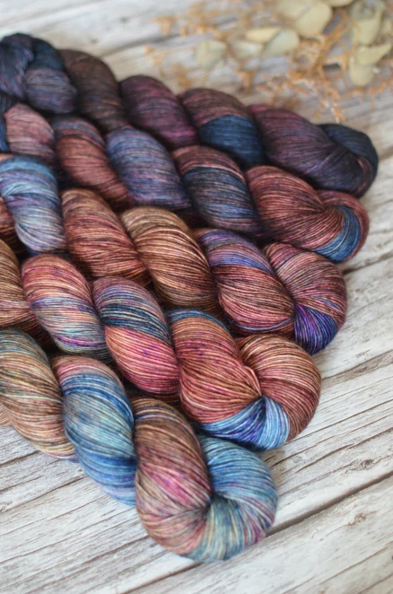 Fade set - AUTUMN REVERIE - merino singles