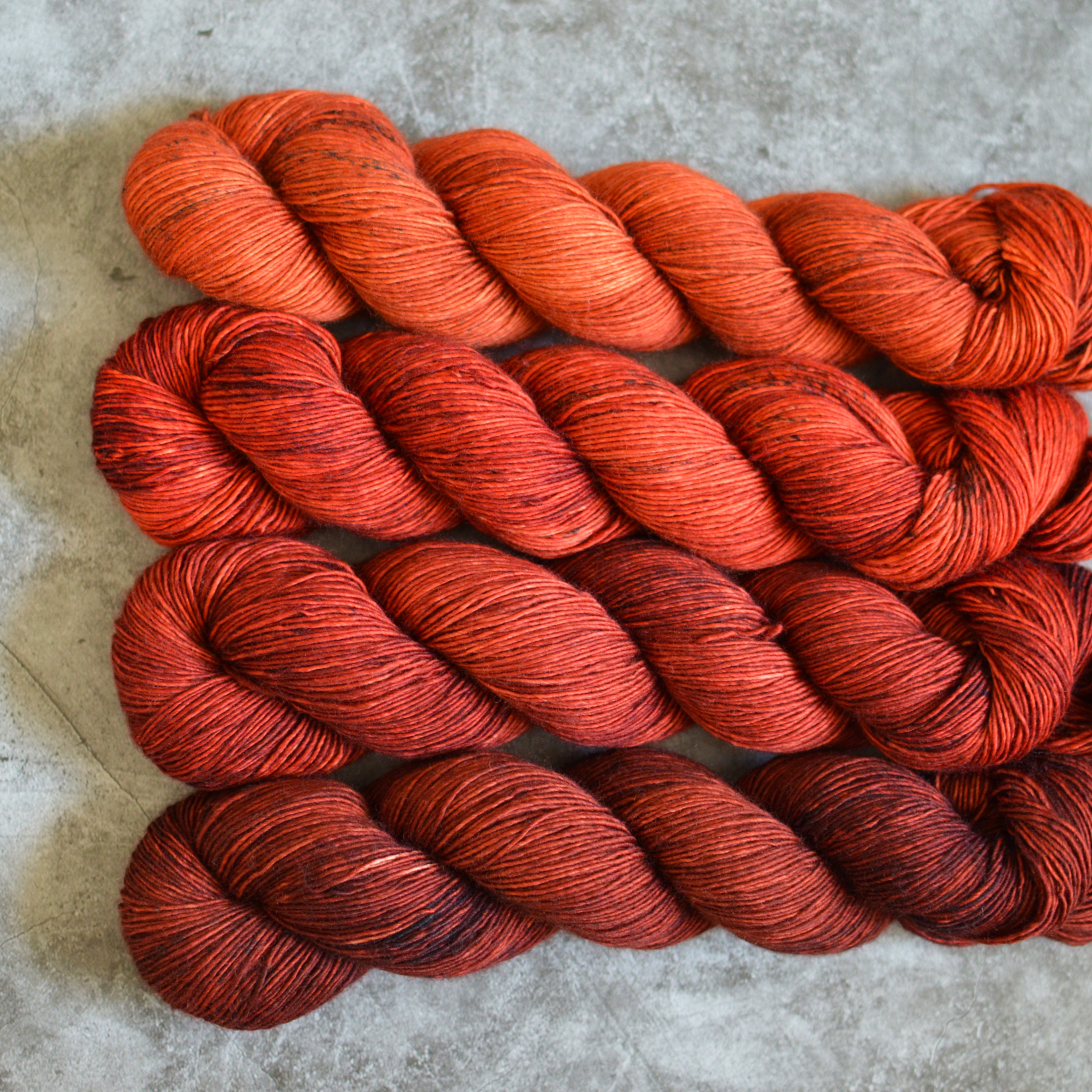 Fade set - Chestnut - merino singles