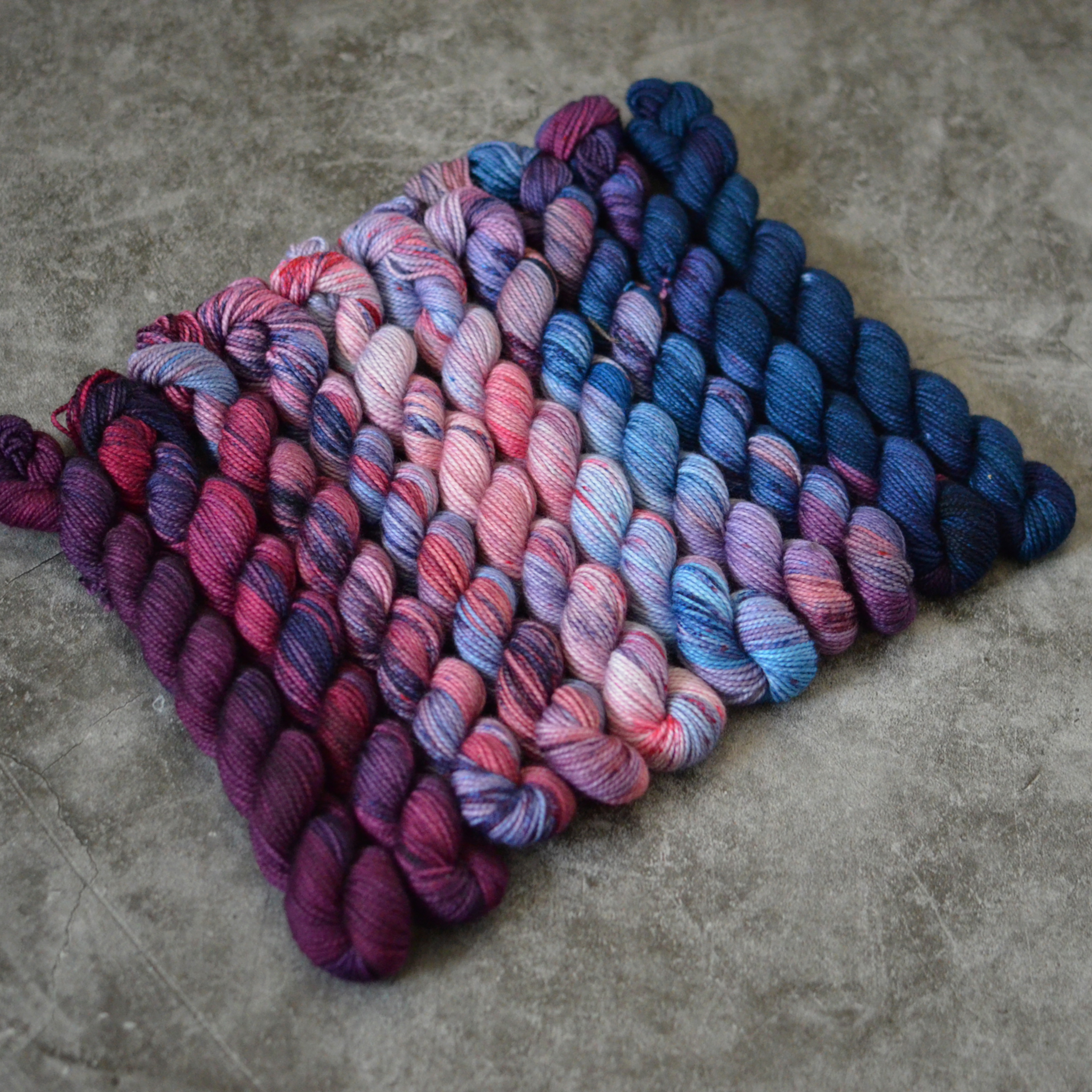 Fade set - Winter set - merino sock minis