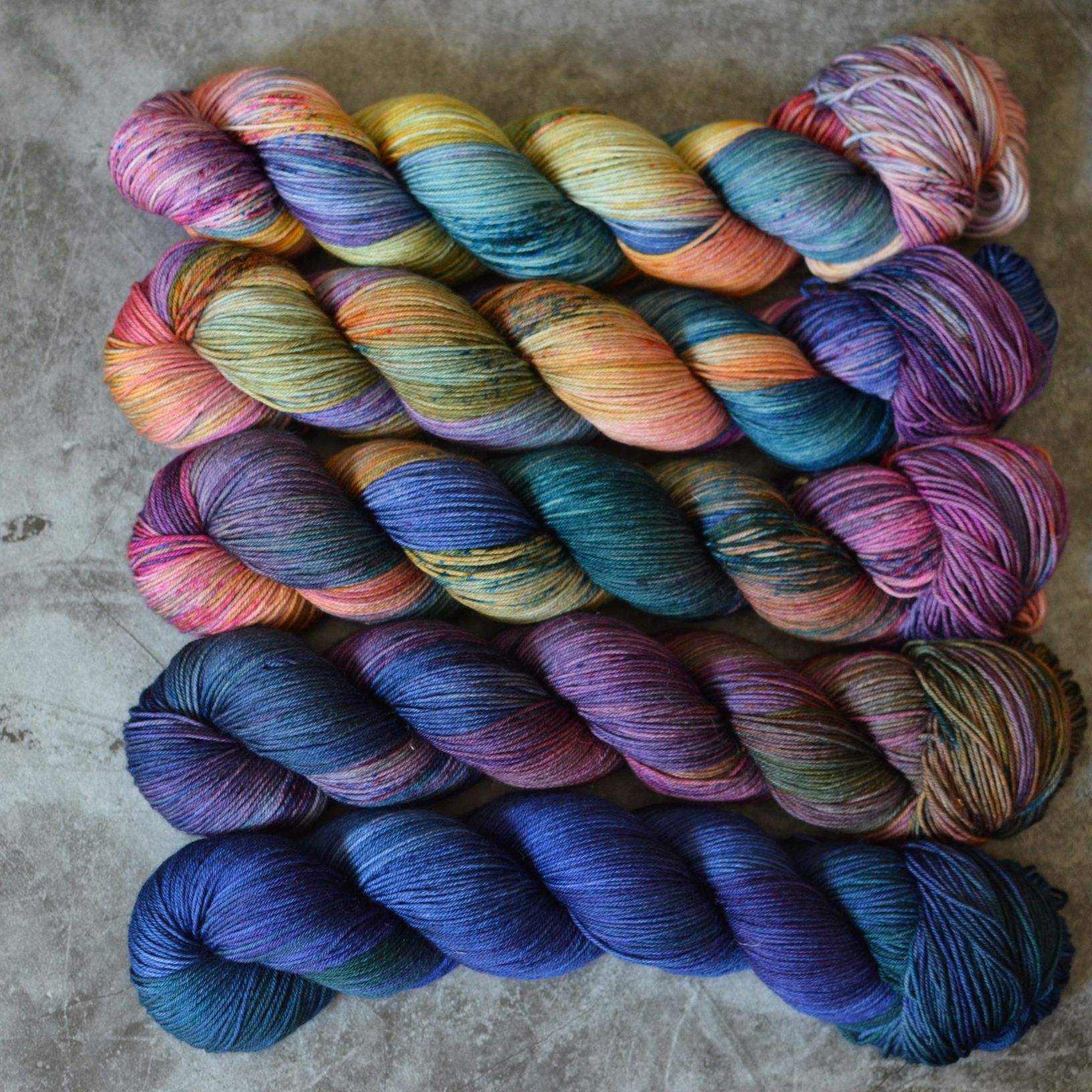 Fade Set - GIVERNY - merino fingering 
