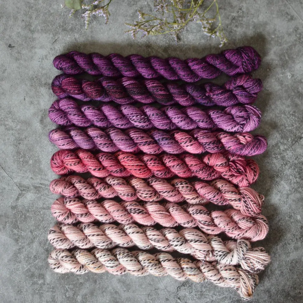 Fade set - Pink Devotion - Zebra sock minis
