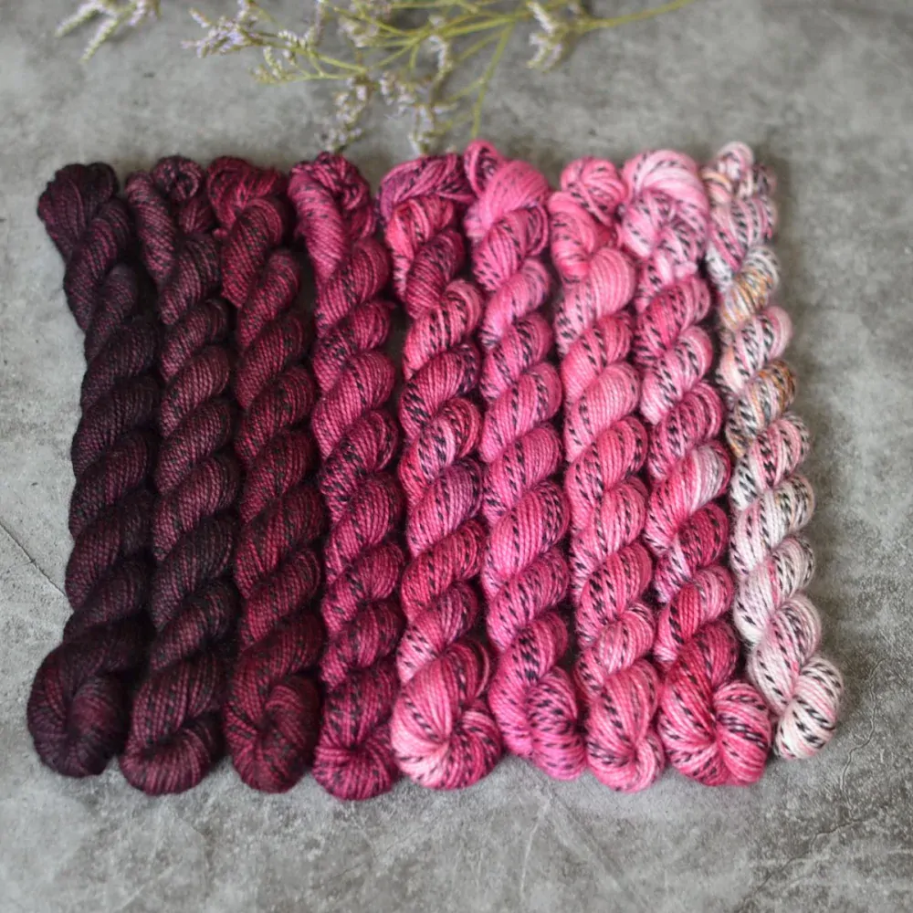 Fade set - Ruby Passion - Zebra sock minis