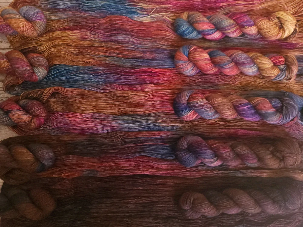 Fade set - AUTUMN REVERIE - merino singles