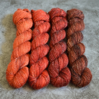Fade set - Chestnut - merino linen