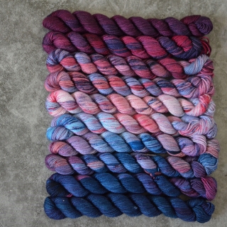 Fade set - Winter set - merino sock minis