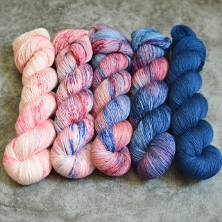 Fade set - Winter Tale - merino singles